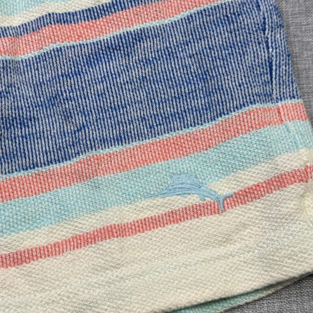 Tommy Bahama Boho Striped Drawstring Shorts‎ Mens 2XL Multicolor 9